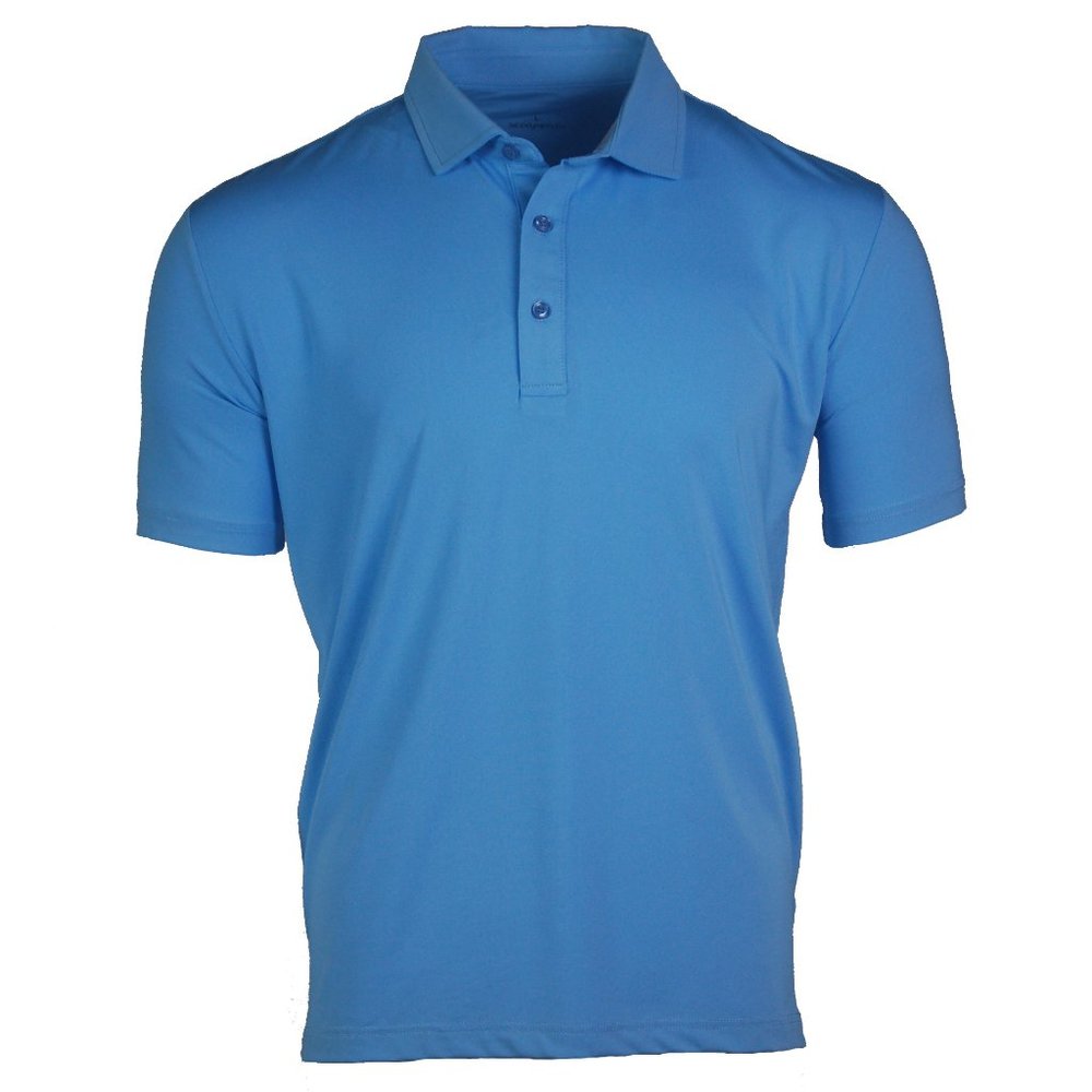 Scorpion 21 Solid Island Blue Golf Polo